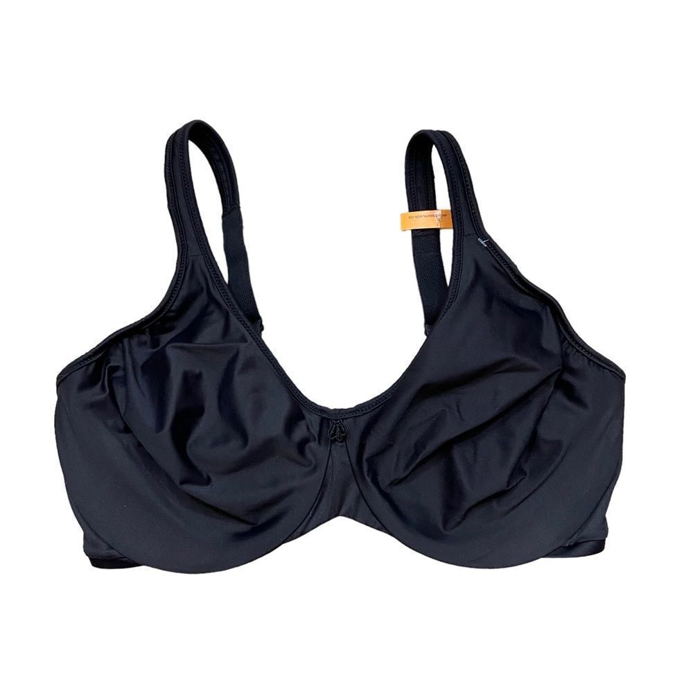 New without Tags Bali Brand‎ Black Satin Bra Size 34DD